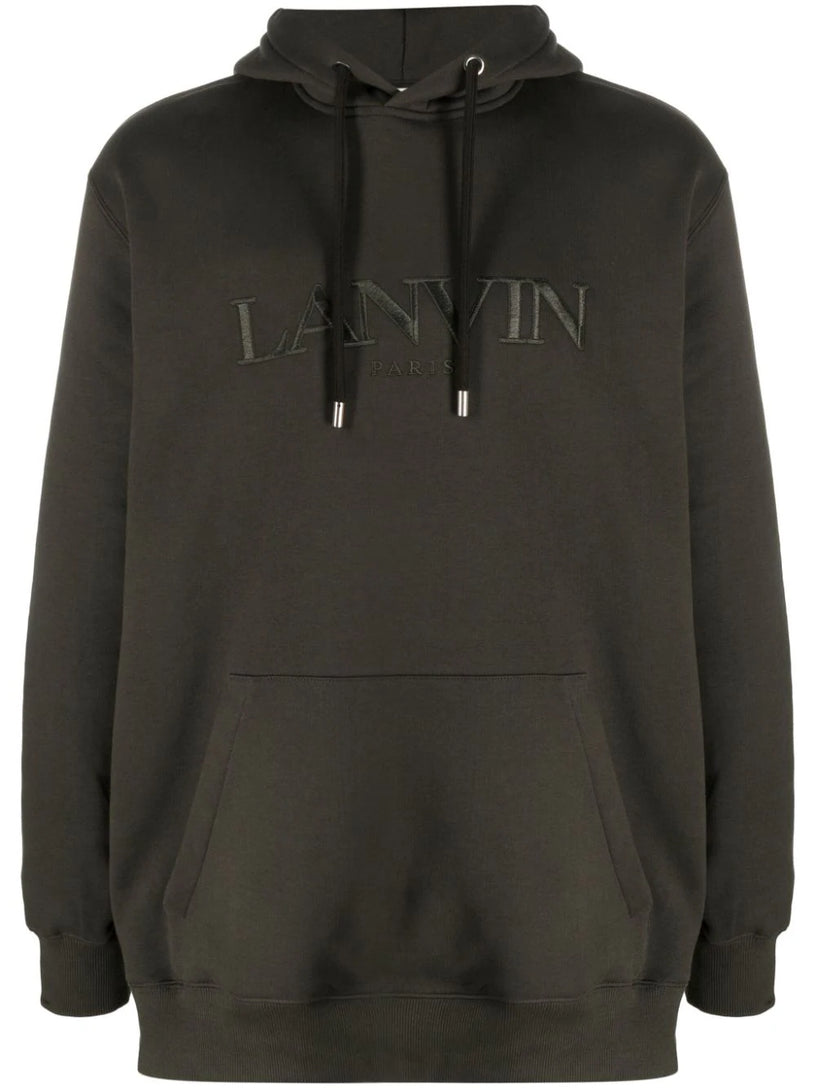LANVIN Oversized hoodie with embroidered logo
