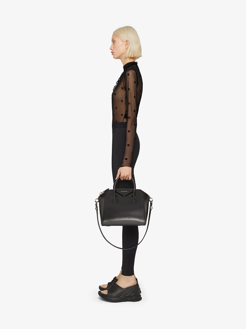 Givenchy Leggings In Jersey With Givenchy Waistband