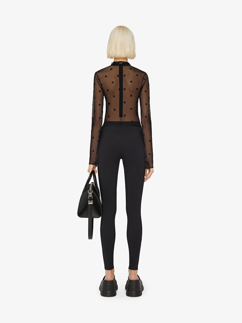 Givenchy Leggings In Jersey With Givenchy Waistband