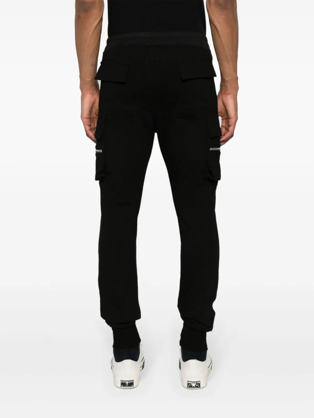 RICK OWENS Lido Mastodon Cargo In Black Heavy Jersey