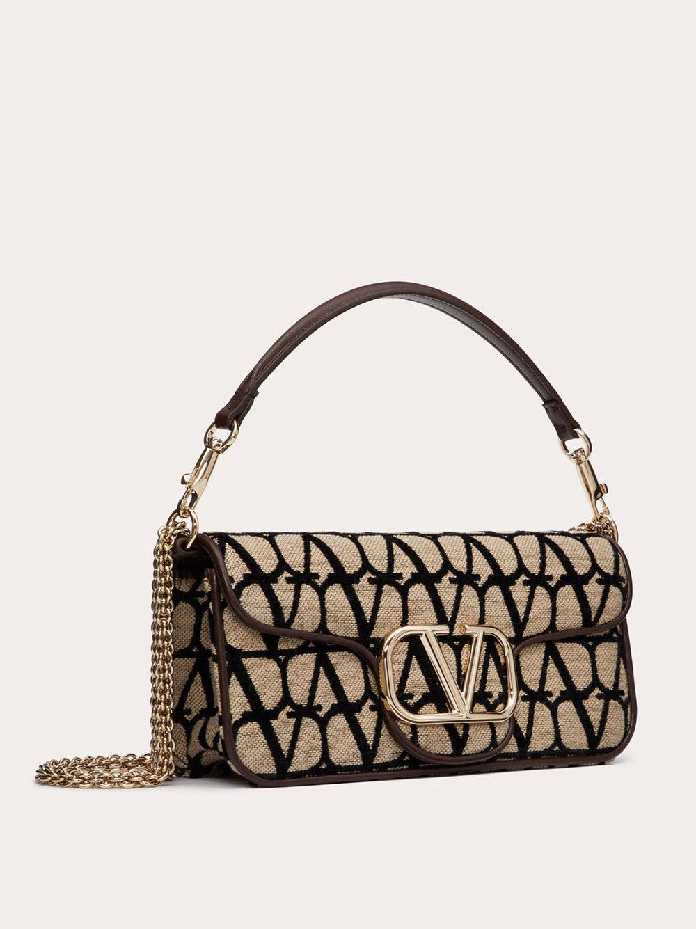 Valentino Garavani Locò Toile Iconographe Shoulder Bag