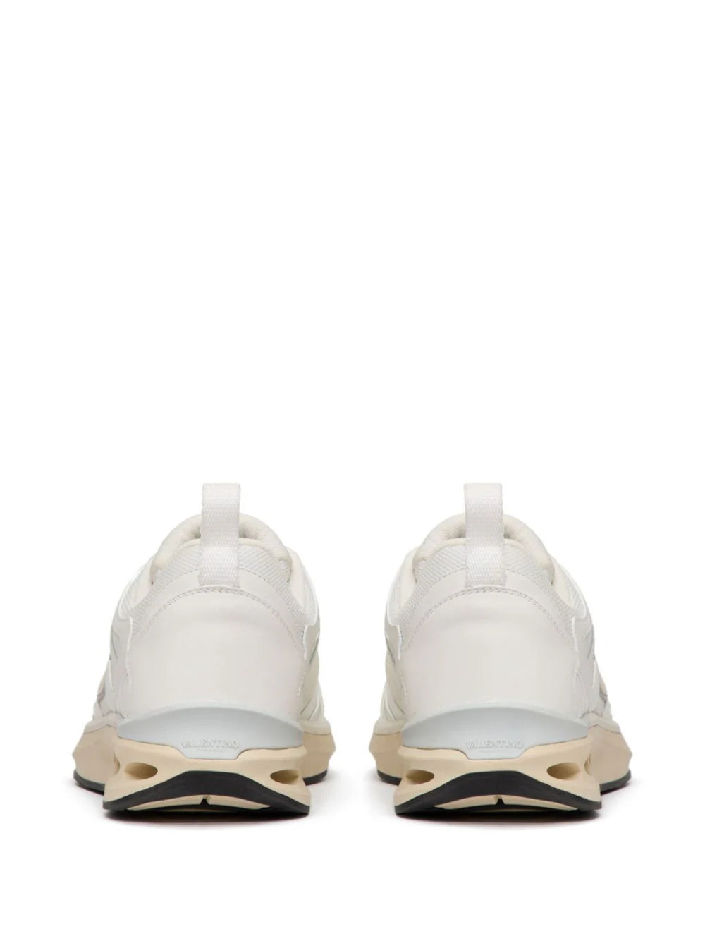 Valentino Garavani Low Top Vlogo Easyjog Sneaker In Calfskin And Fabric