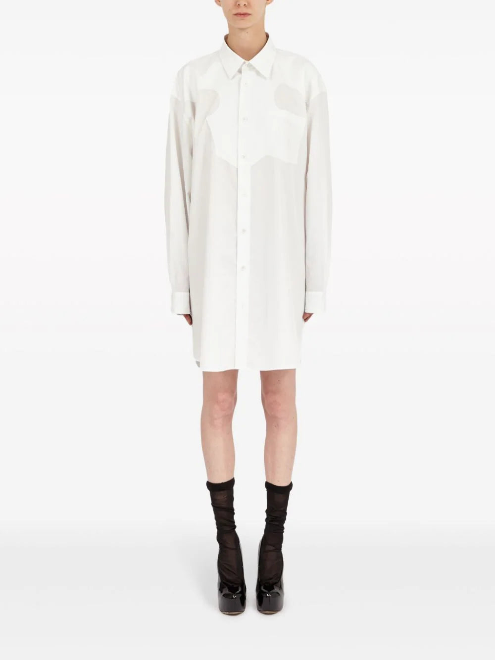 MAISON MARGIELA Cotton Poplin Shirt Dress