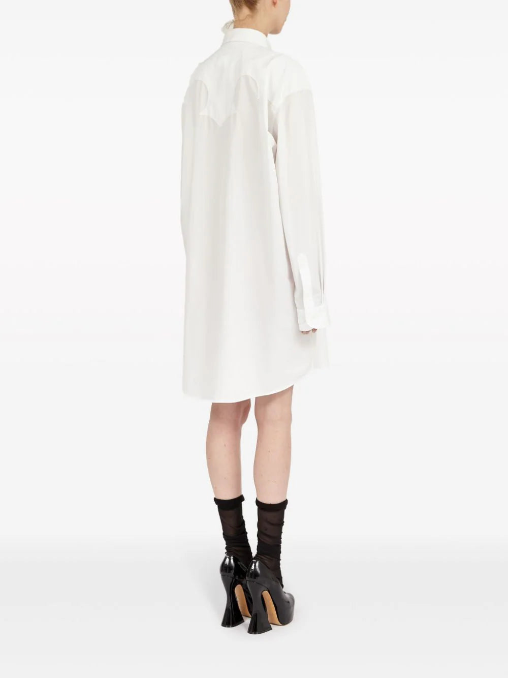 MAISON MARGIELA Cotton Poplin Shirt Dress