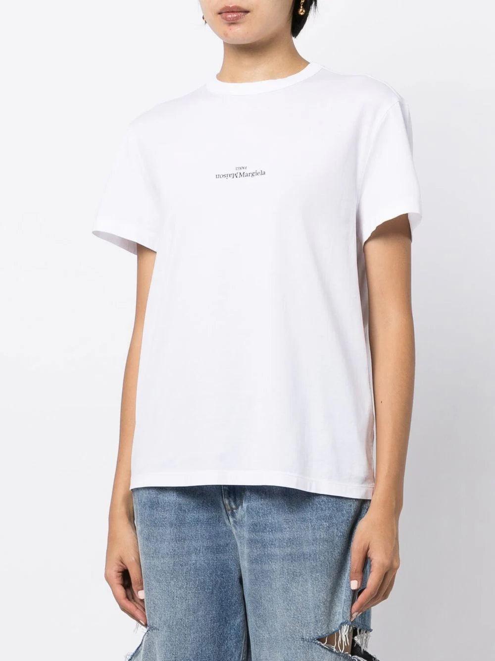 MAISON MARGIELA Distorted Logo T-shirt