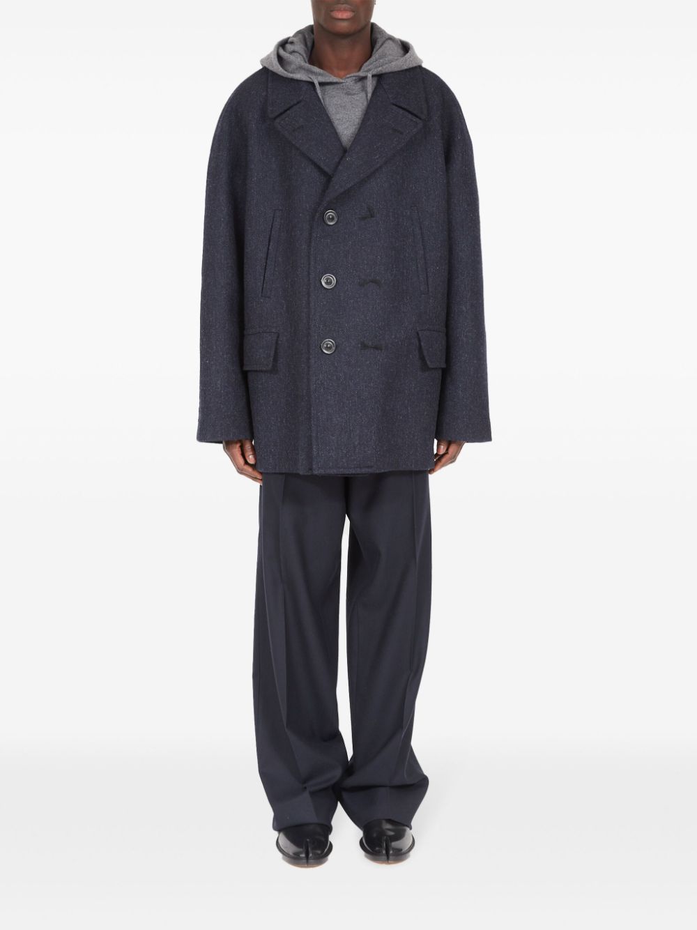 MAISON MARGIELA Double-breasted Wool Coat