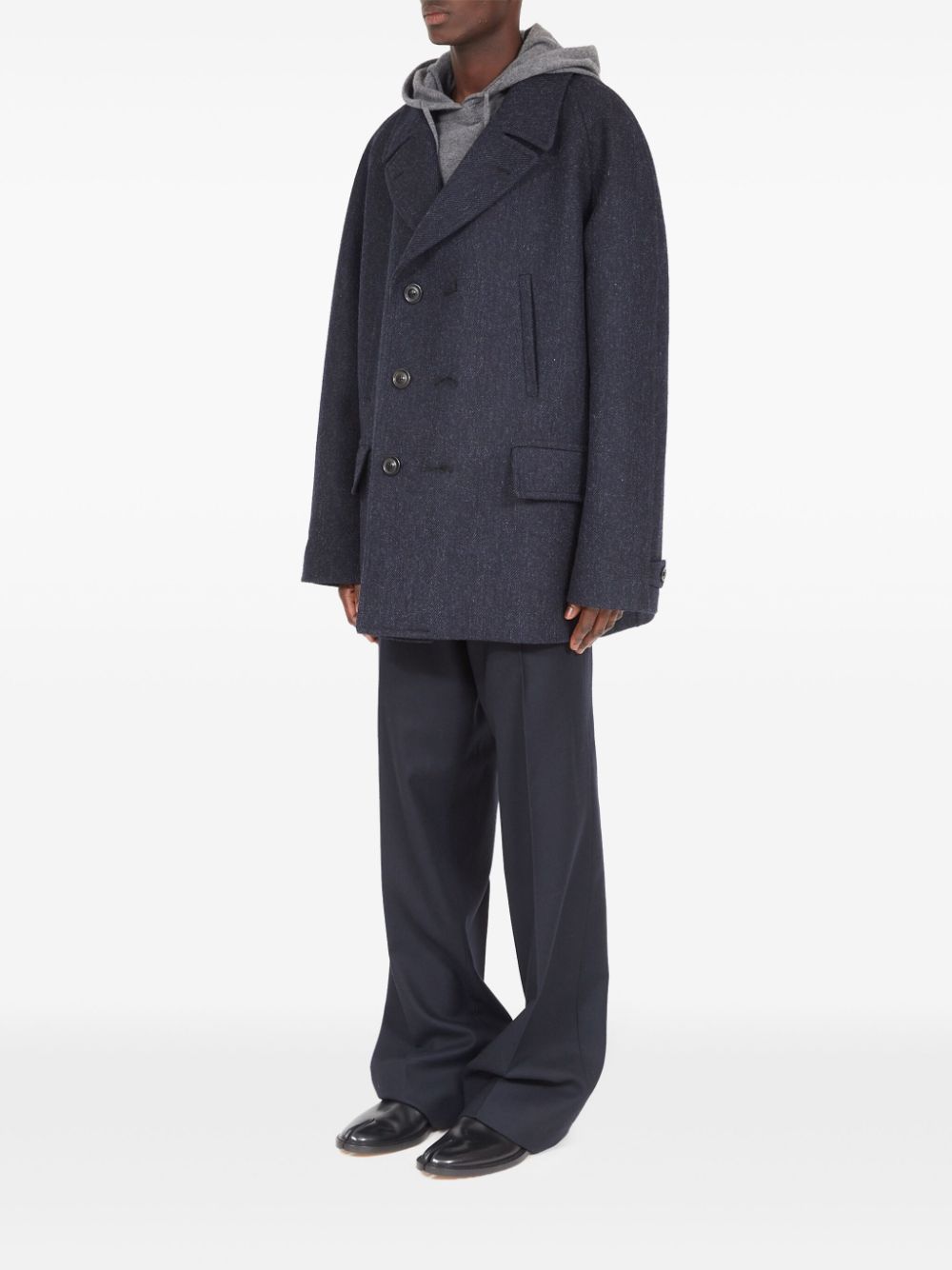 MAISON MARGIELA Double-breasted Wool Coat
