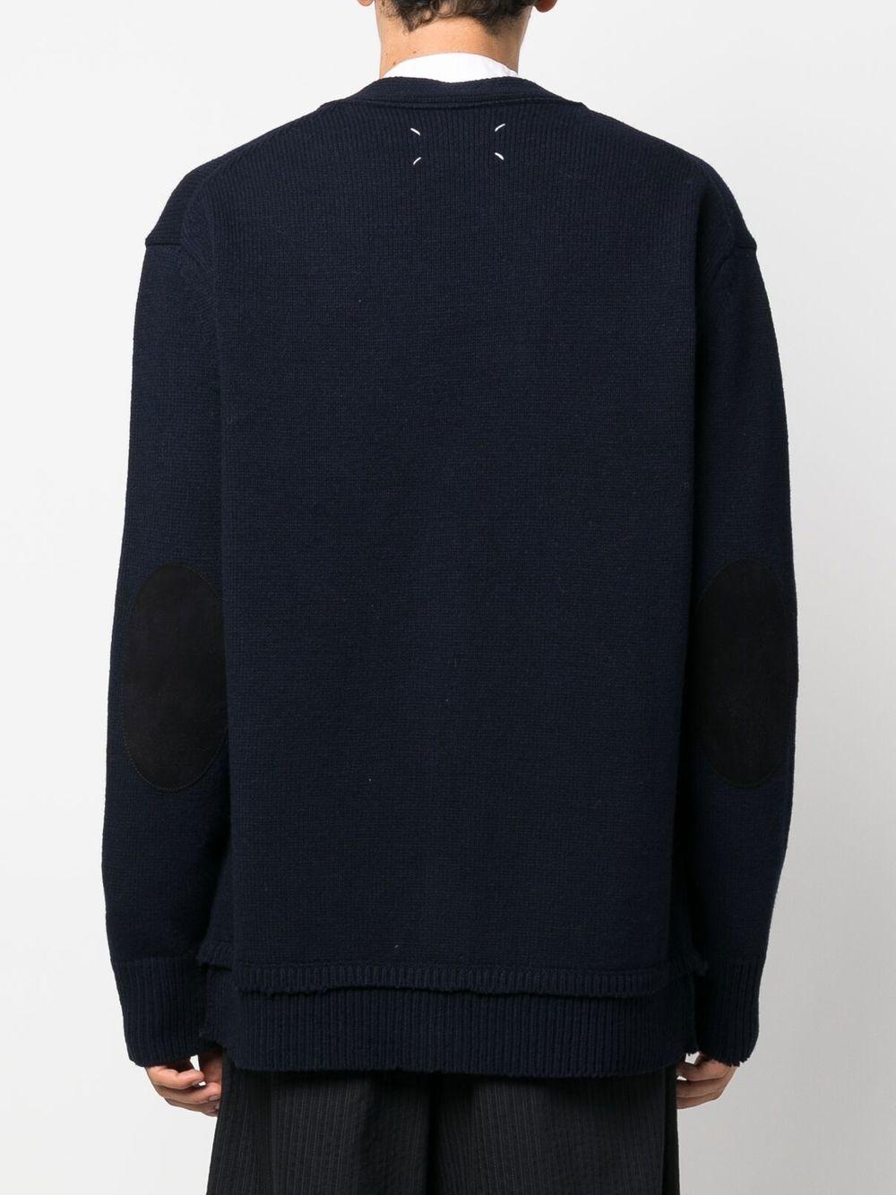 MAISON MARGIELA Elbow Patch Cardigan
