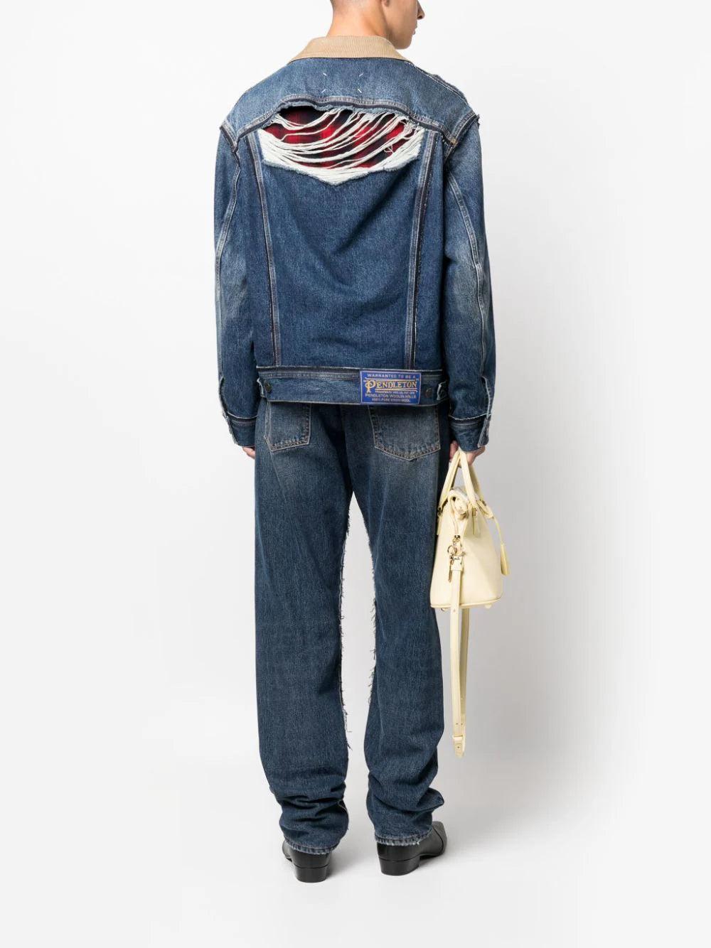 MAISON MARGIELA Pendleton Denim Jacket