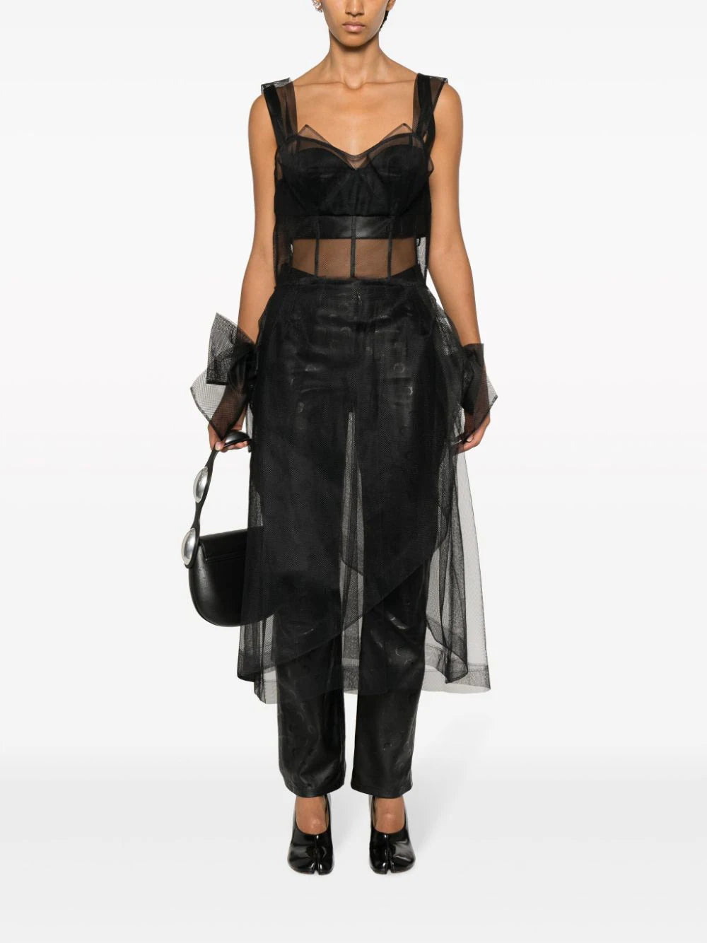 MAISON MARGIELA Tulle Midi Dress
