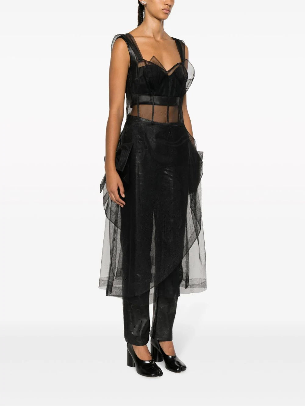 MAISON MARGIELA Tulle Midi Dress