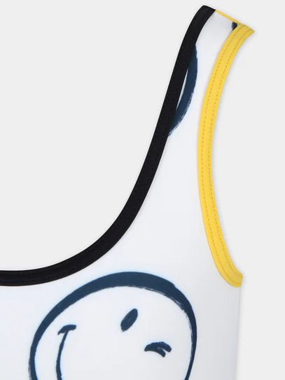 Marc Jacobs Kids One-piece Swimsuit With Smile