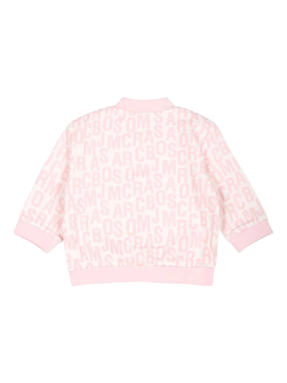 Marc Jacobs Kids Pink Suit With All-over Logo