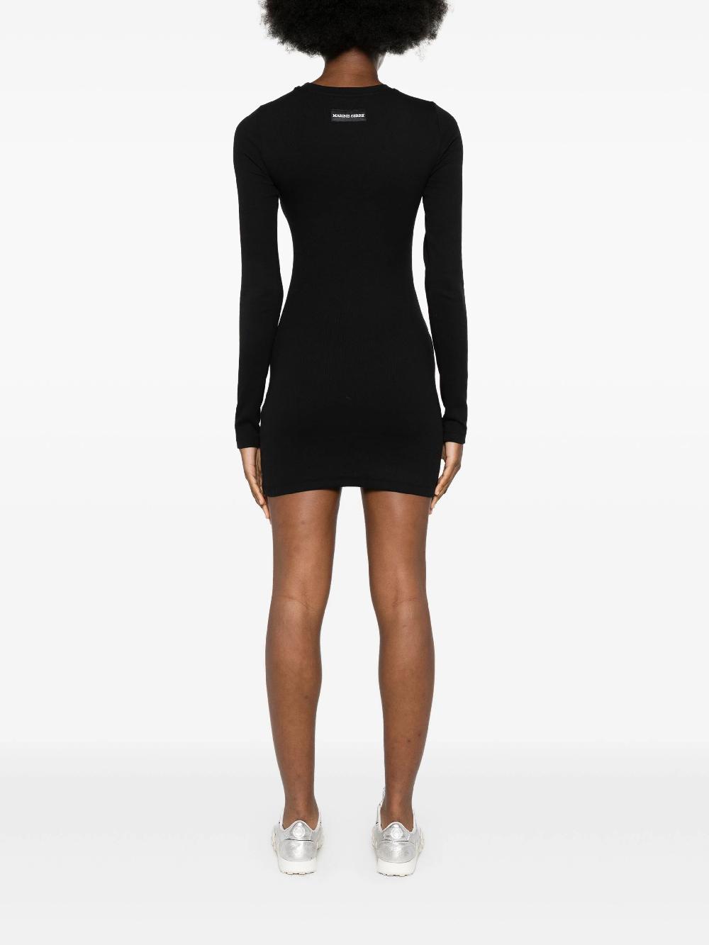 MARINE SERRE Moon Logo Mini Dress