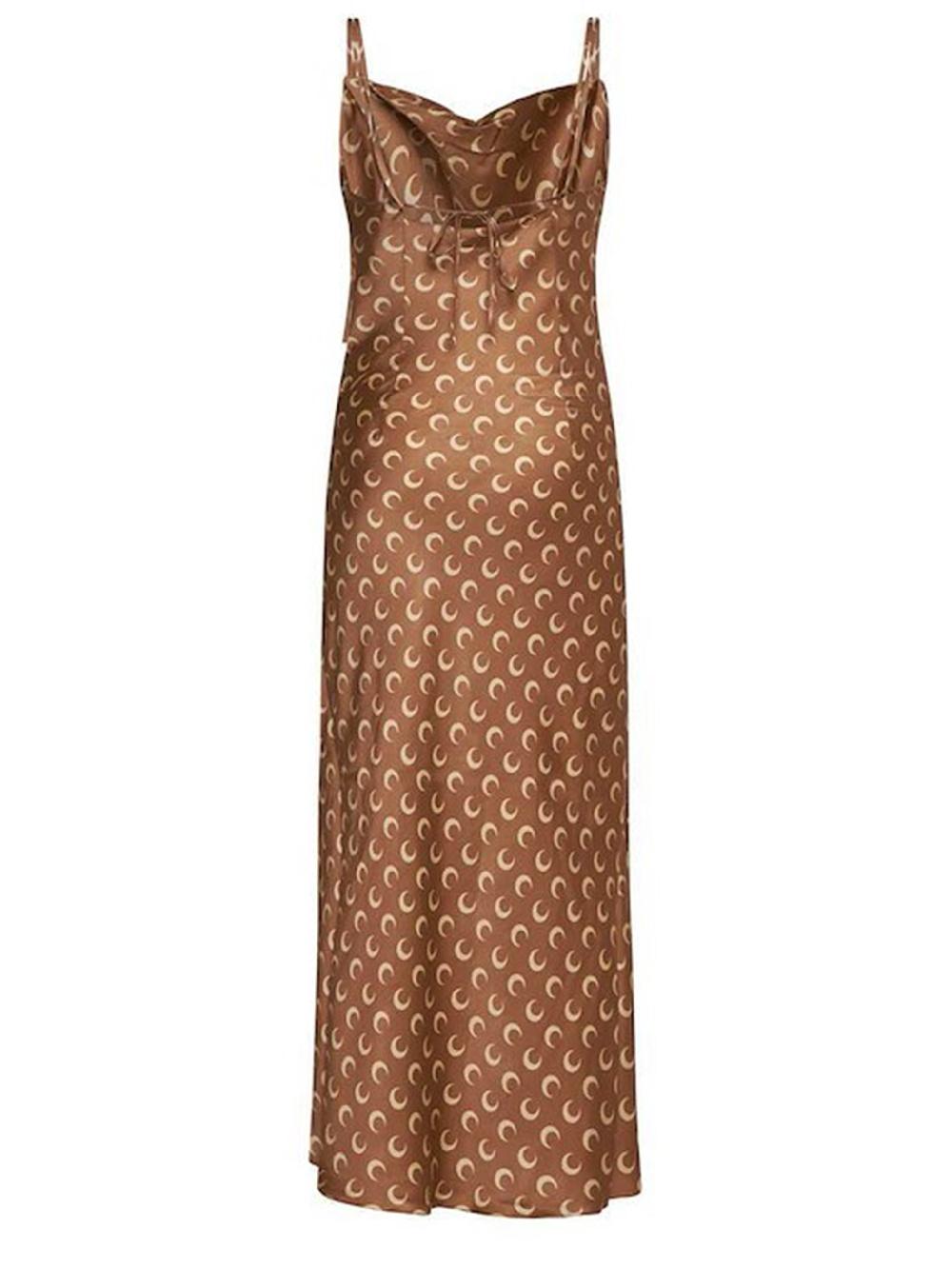 MARINE SERRE Moon Long Slip Dress