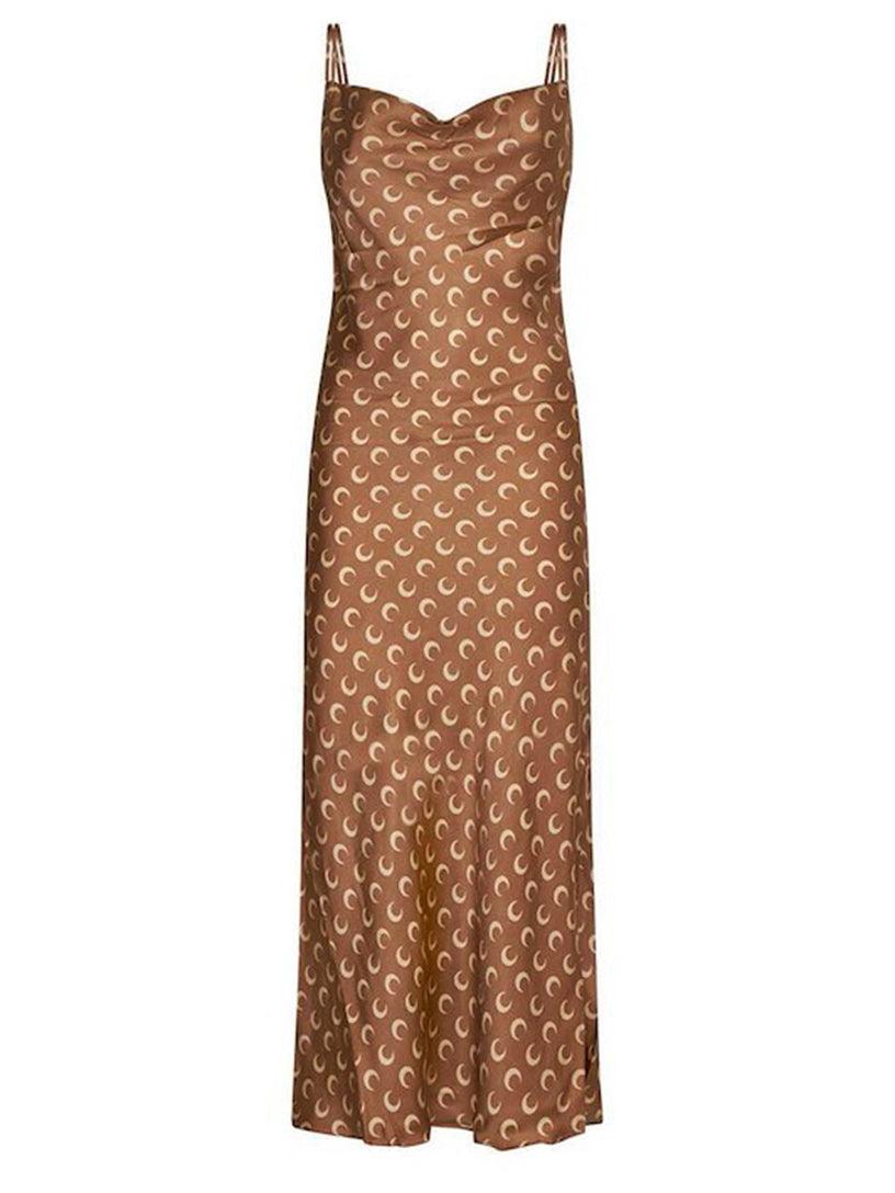 MARINE SERRE Moon long slip dress