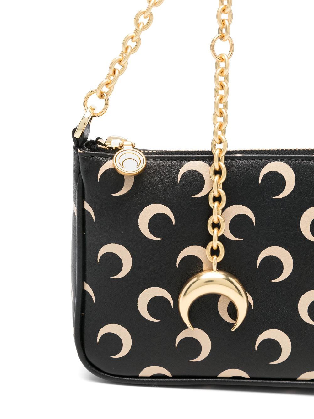 MARINE SERRE Moon Screenprint Leather Core