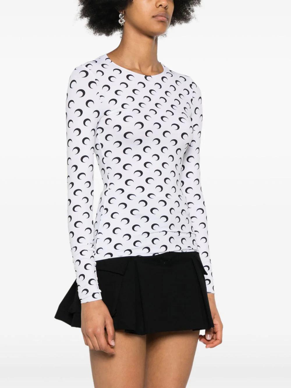 MARINE SERRE Moon Second Skin Top