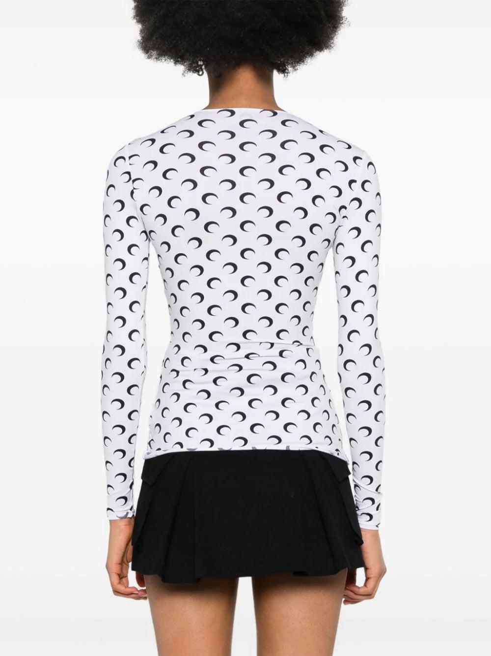 MARINE SERRE Moon Second Skin Top