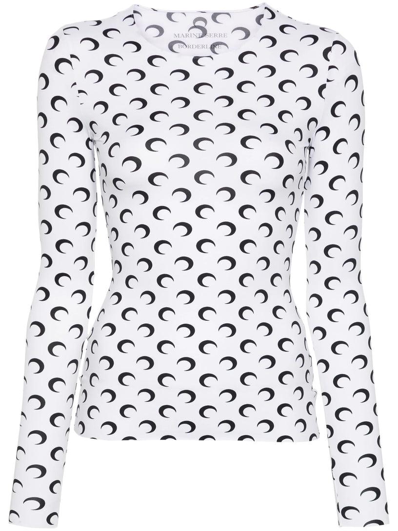 MARINE SERRE Moon second skin top