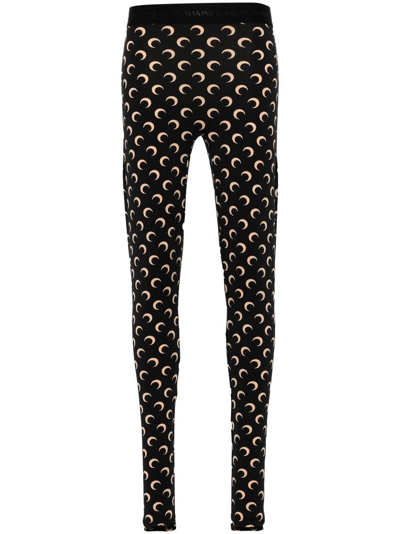 MARINE SERRE Moon stirrup leggings