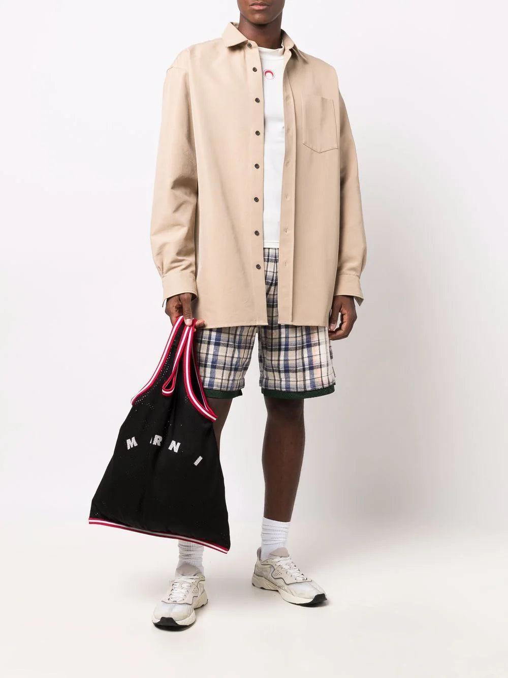 MARNI Logo Basketball Tote Bag