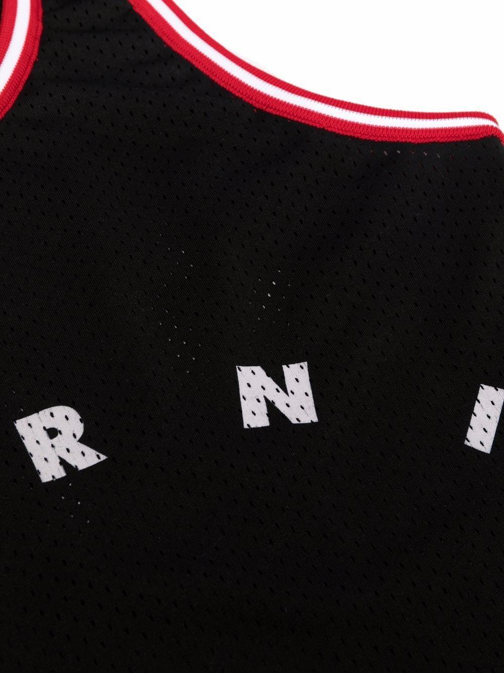 MARNI Logo Basketball Tote Bag
