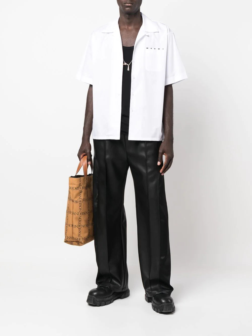 MARNI Logo Bowling Shirt