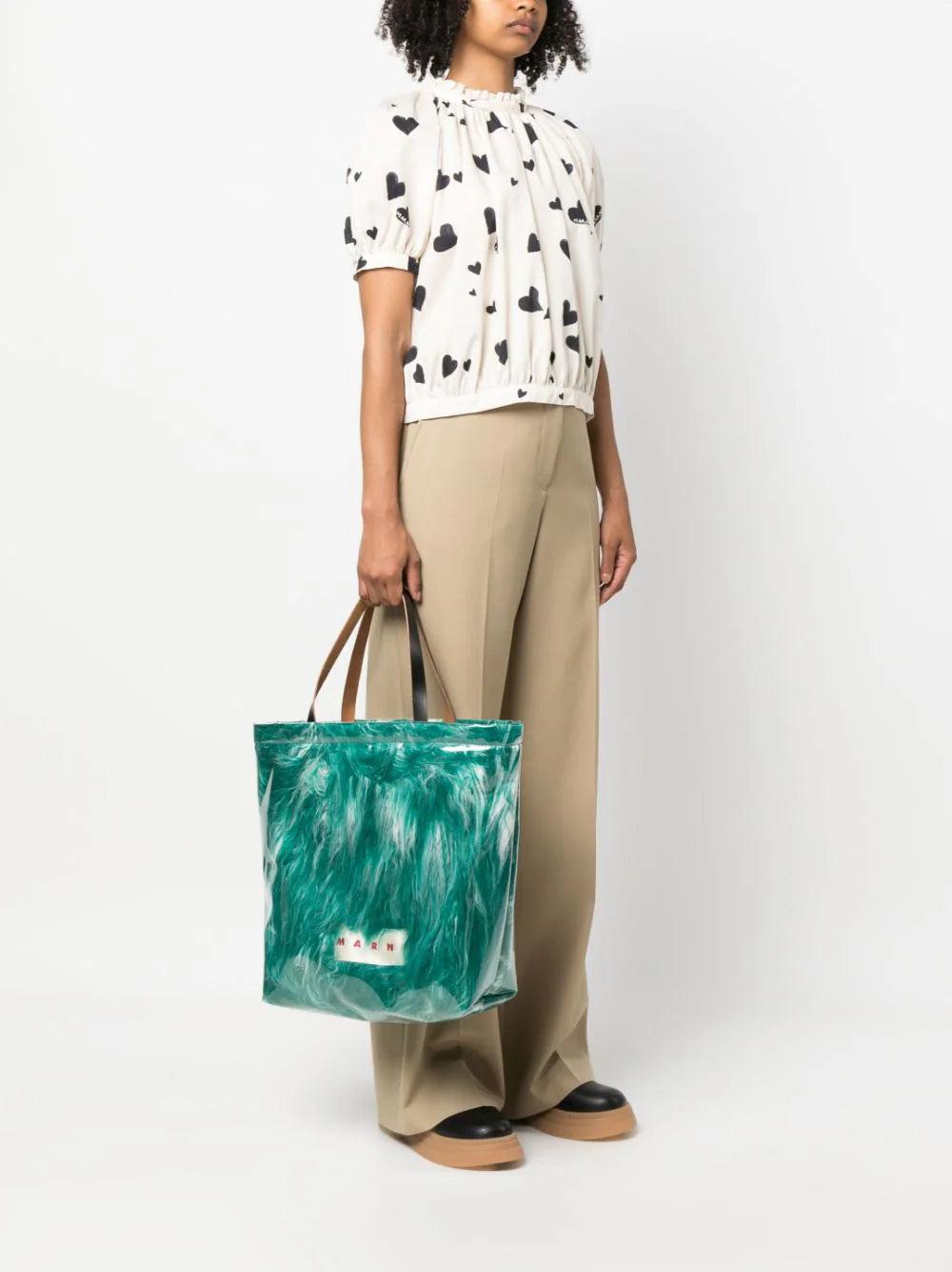 MARNI Logo Shopping Bag