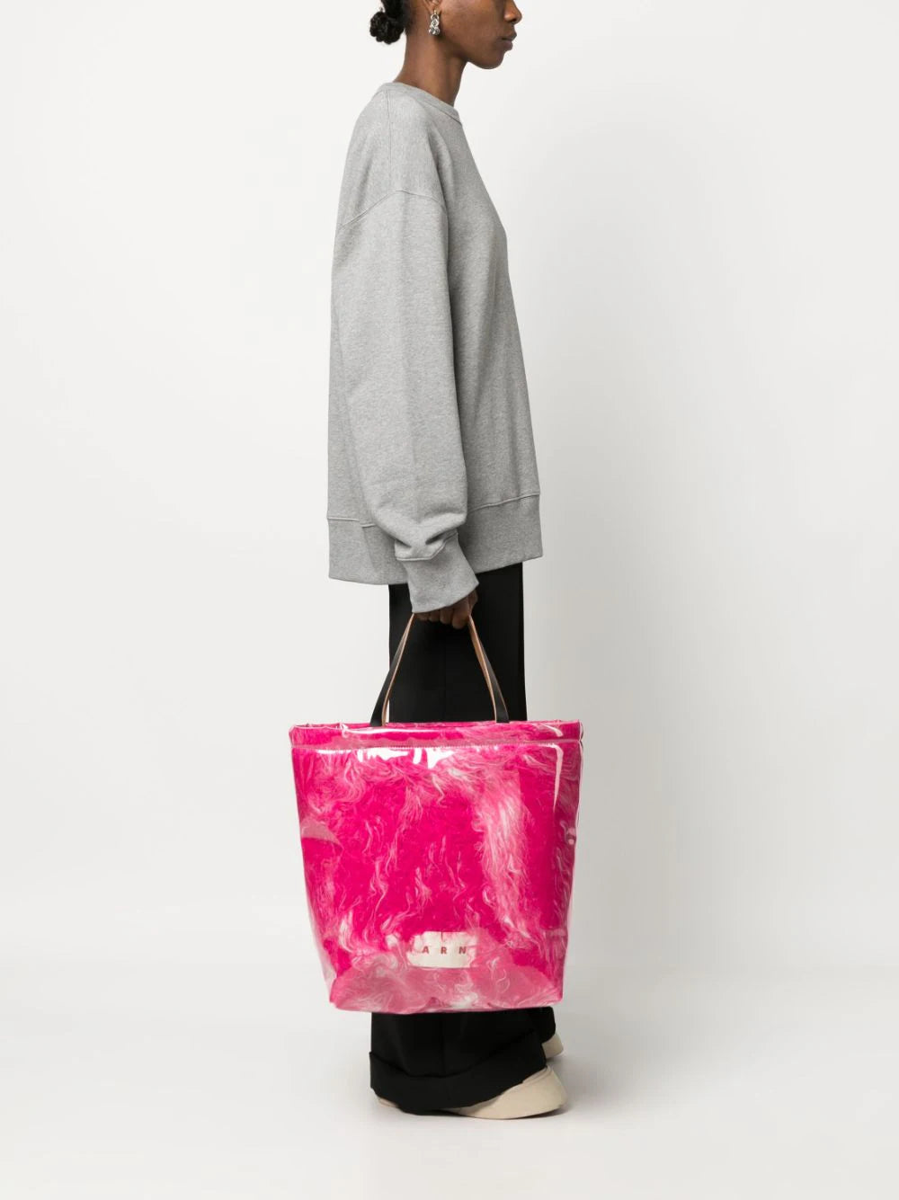MARNI Logo Shopping Bag