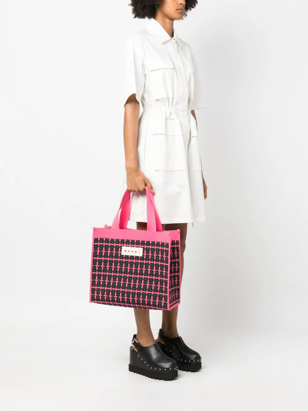 MARNI Logo Tote Bag
