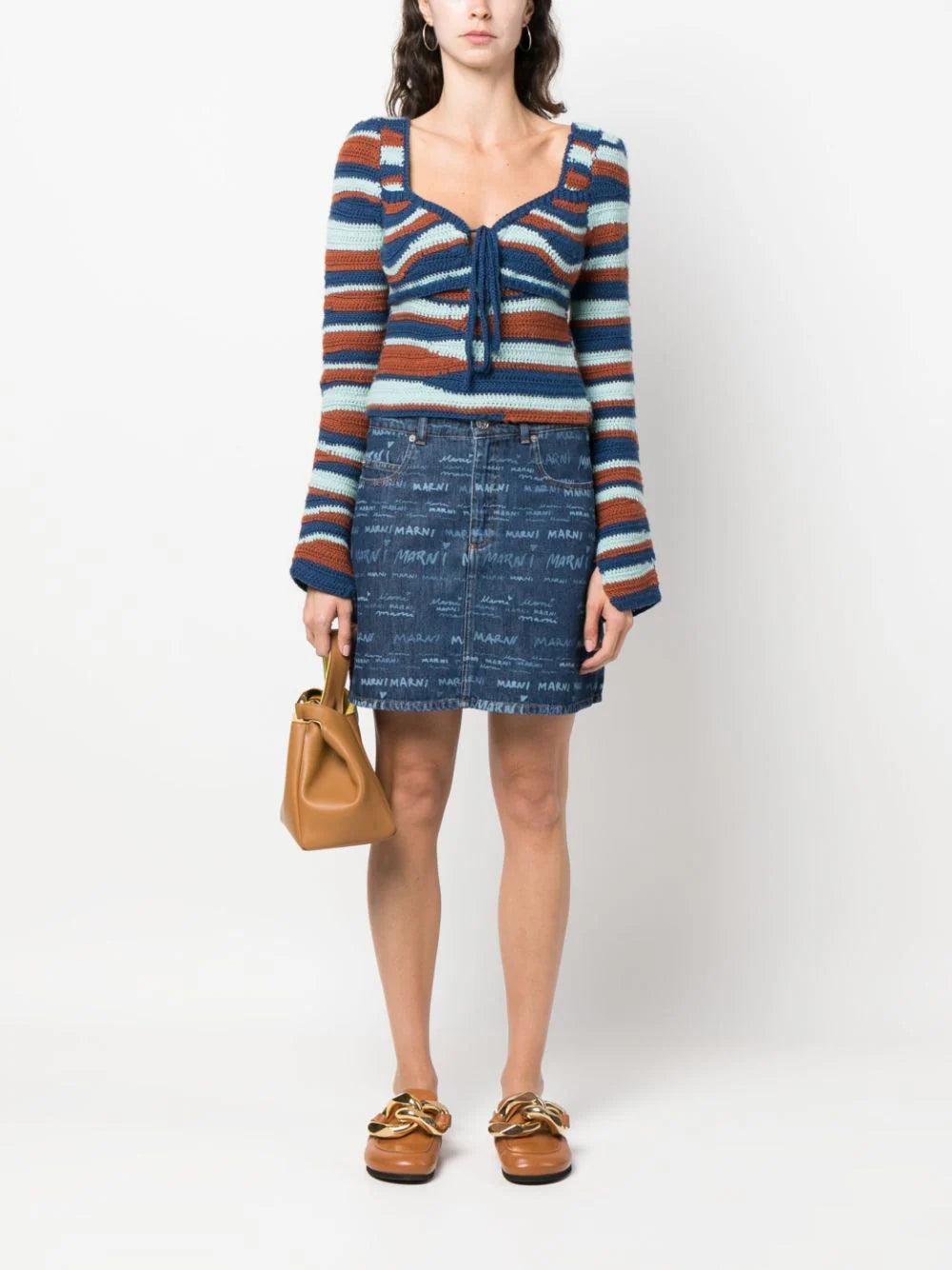 MARNI Megamarni Denim Skirt