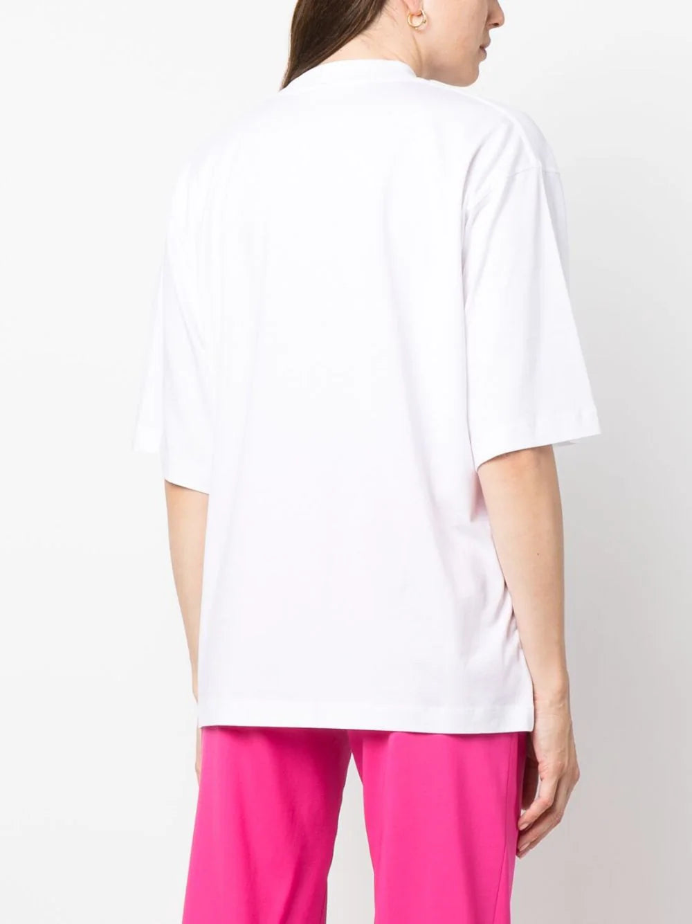 MARNI Oversized White Cotton T-shirt