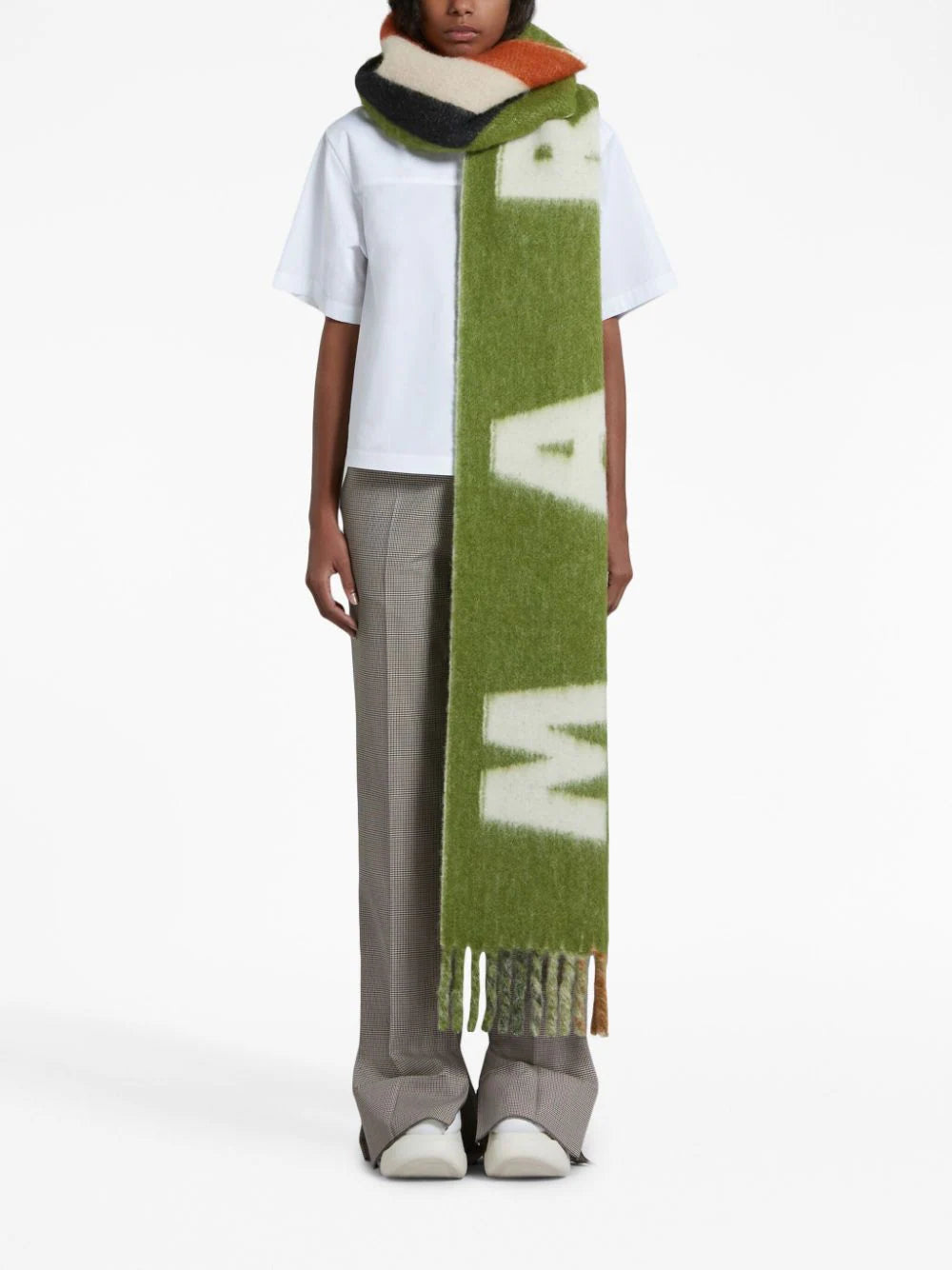 MARNI Scarf With Maxi Logo