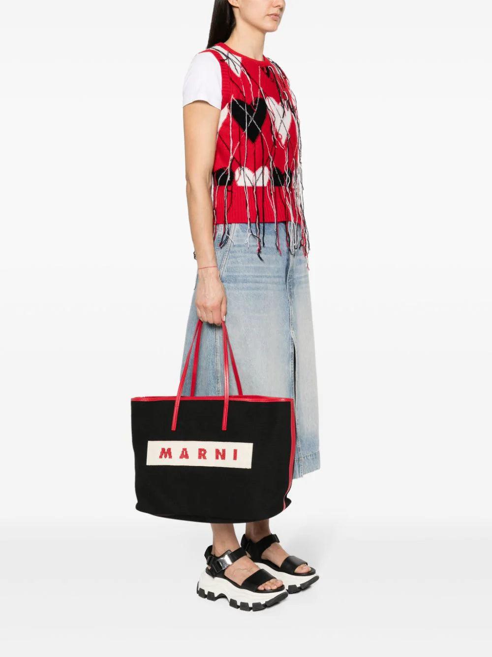 MARNI Small Janus Tote Bag