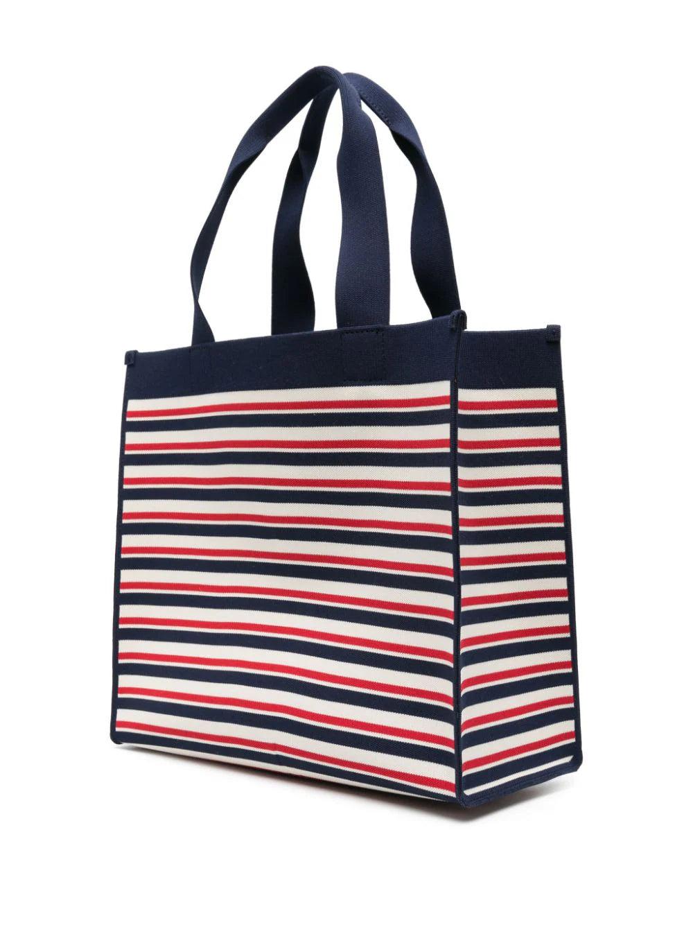 MARNI Striped Tote Bag