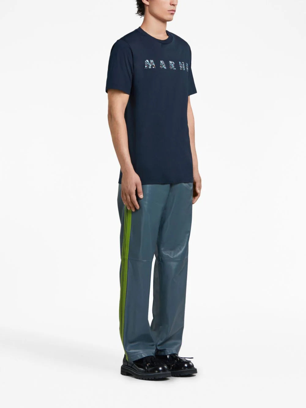 MARNI T-shirt With Patterned Marni Print