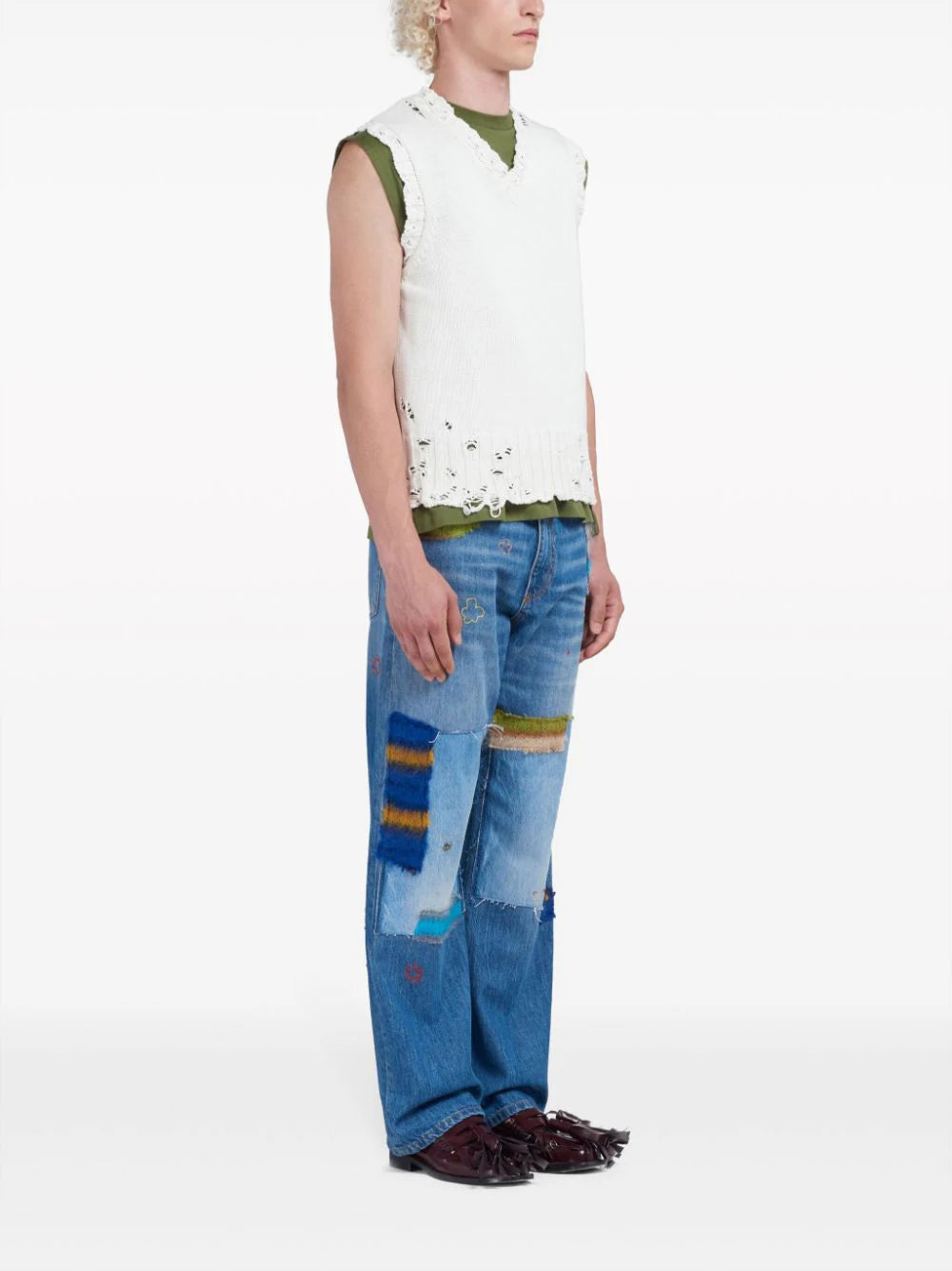 MARNI Tank Top With Marni Dripping Print