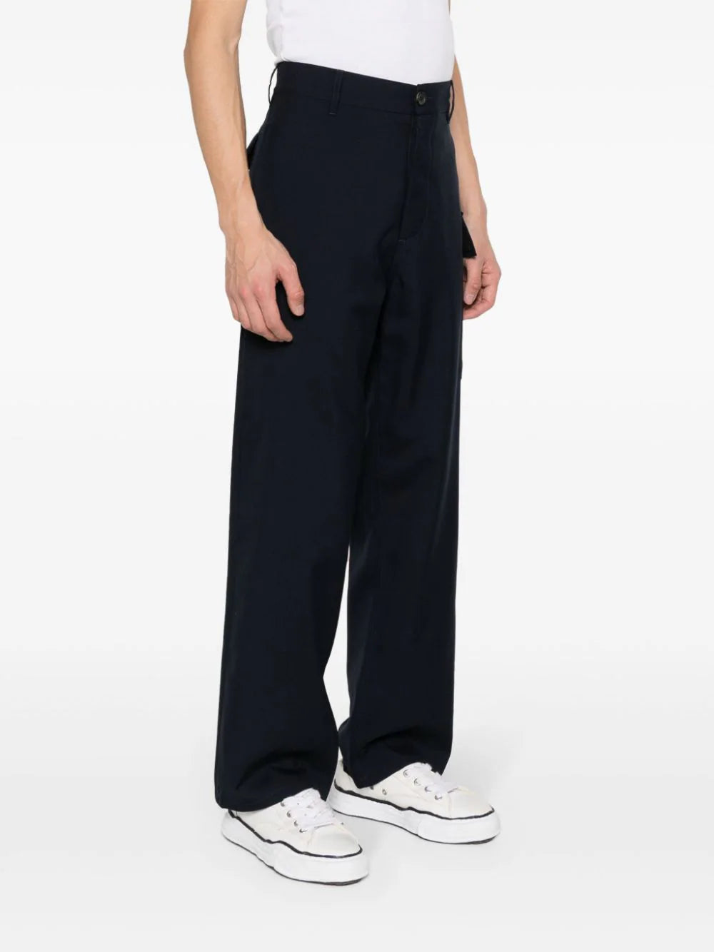 MARNI Teal Tropical Trousers