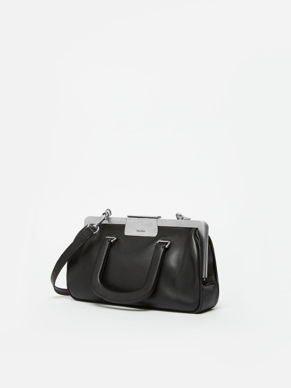 Max Mara Clasps Small Leather Handbag