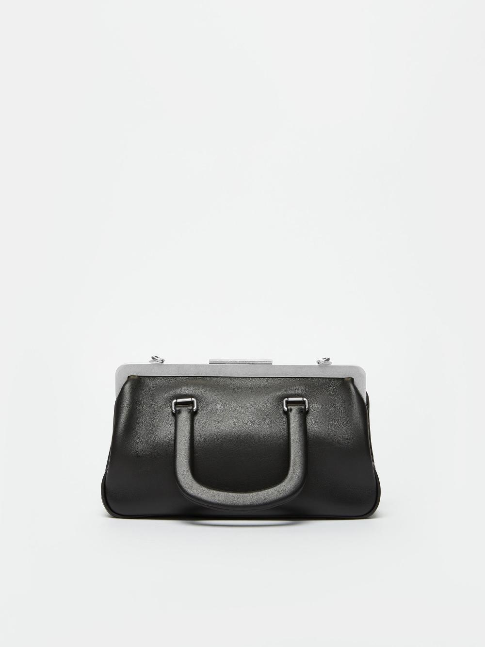 Max Mara Clasps Small Leather Handbag