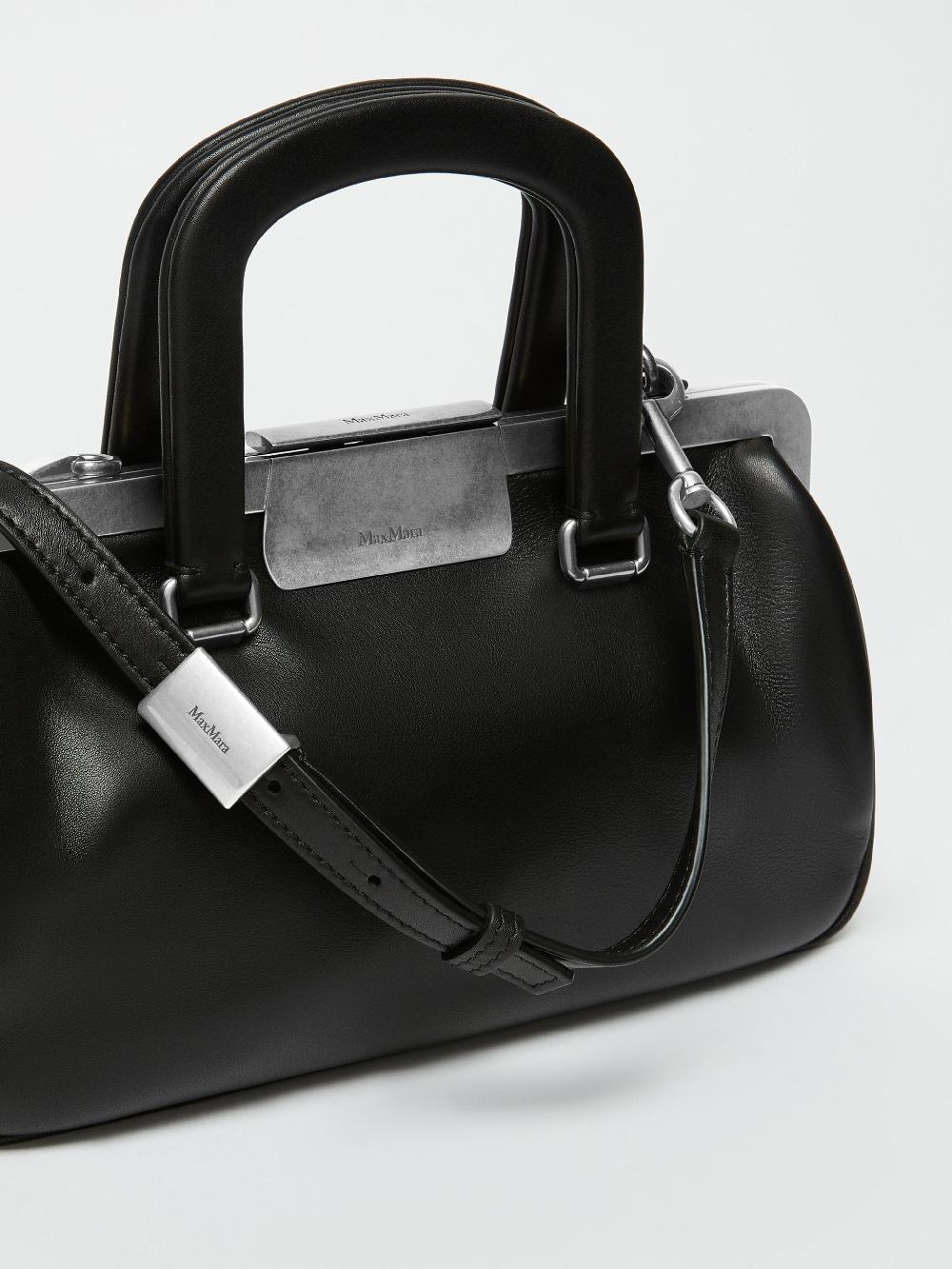 Max Mara Clasps Small Leather Handbag