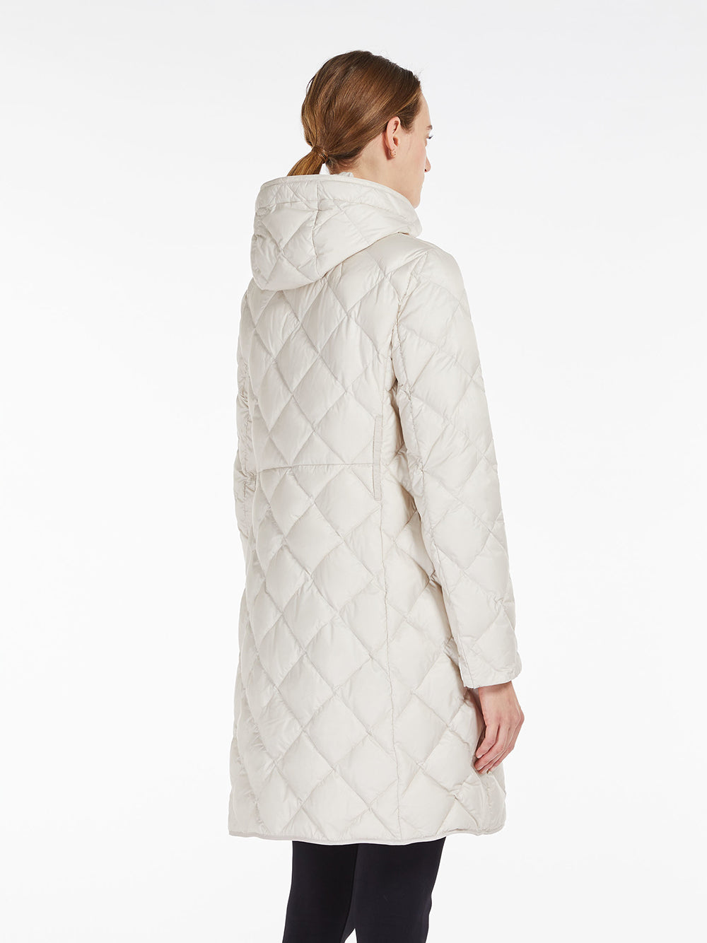 Max Mara Midi Parka In Drop-proof Canvas