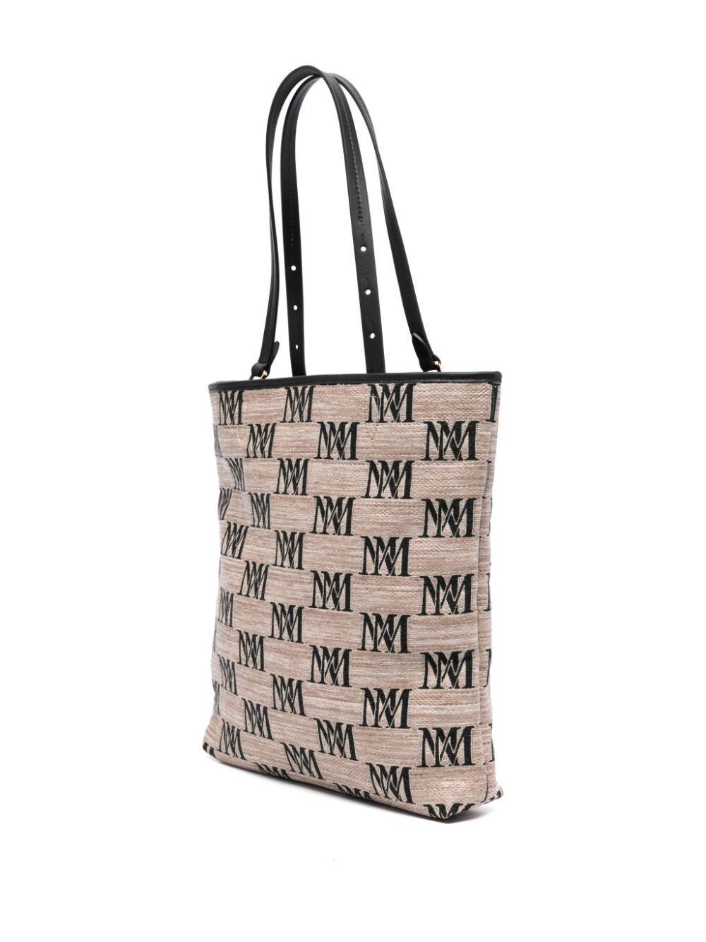 Max Mara Raffia Effect Easybag Bag