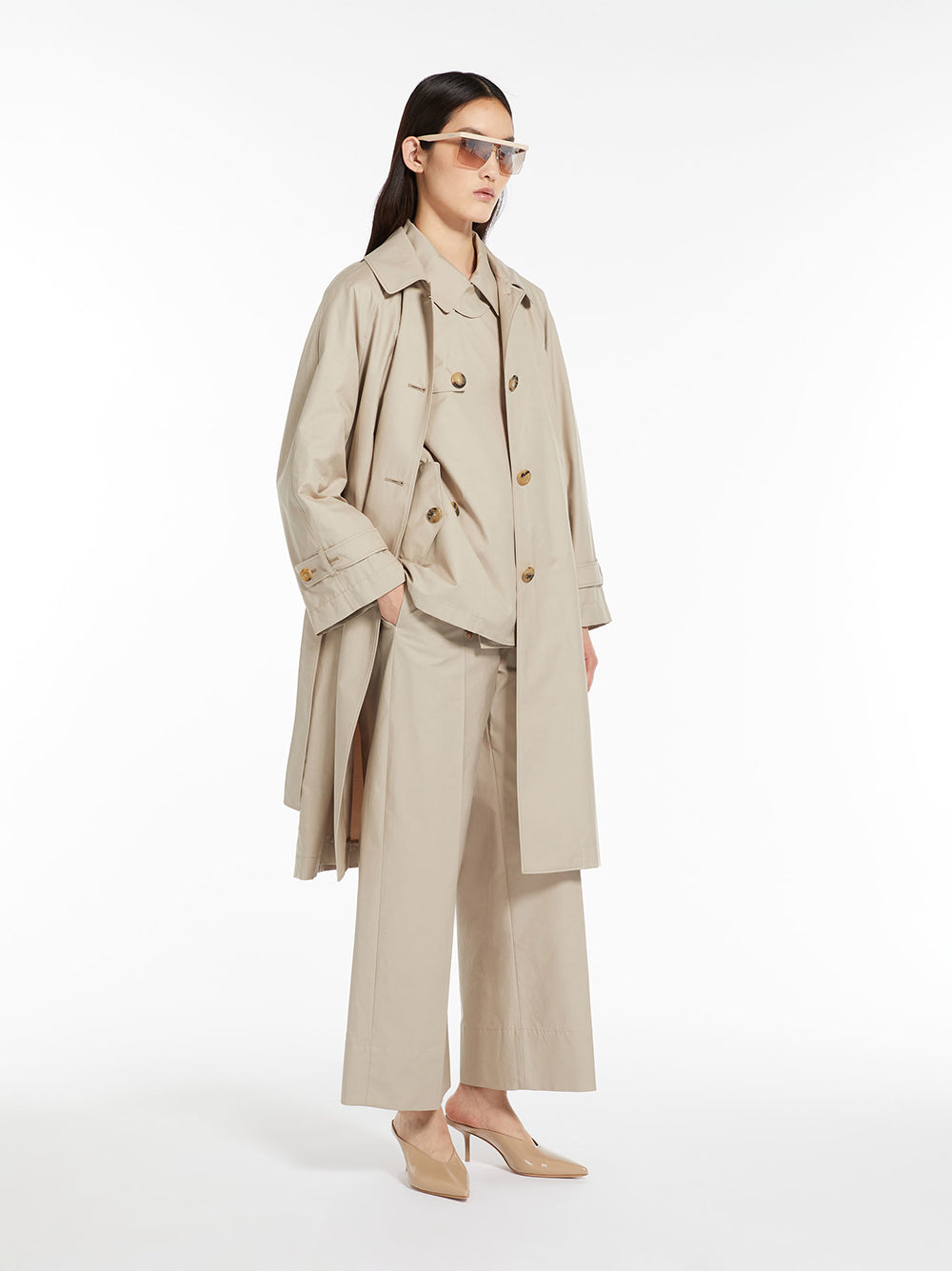 Max Mara Single-breasted Trench Coat