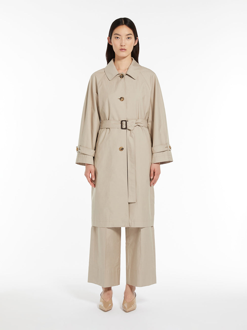 Max Mara Single-breasted Trench Coat