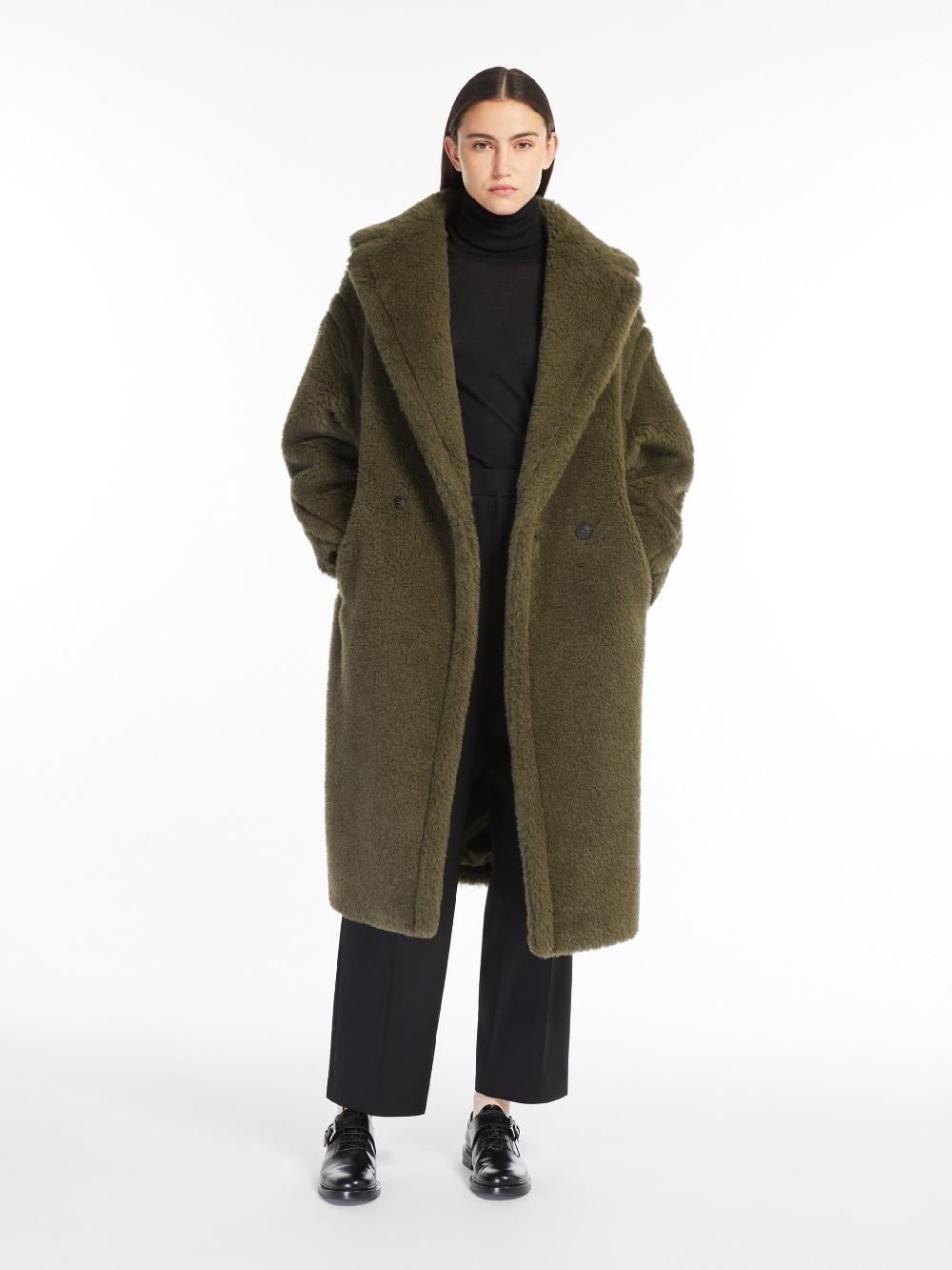 Max Mara Teddy Bear Icon Coat In Alpaca And Wool