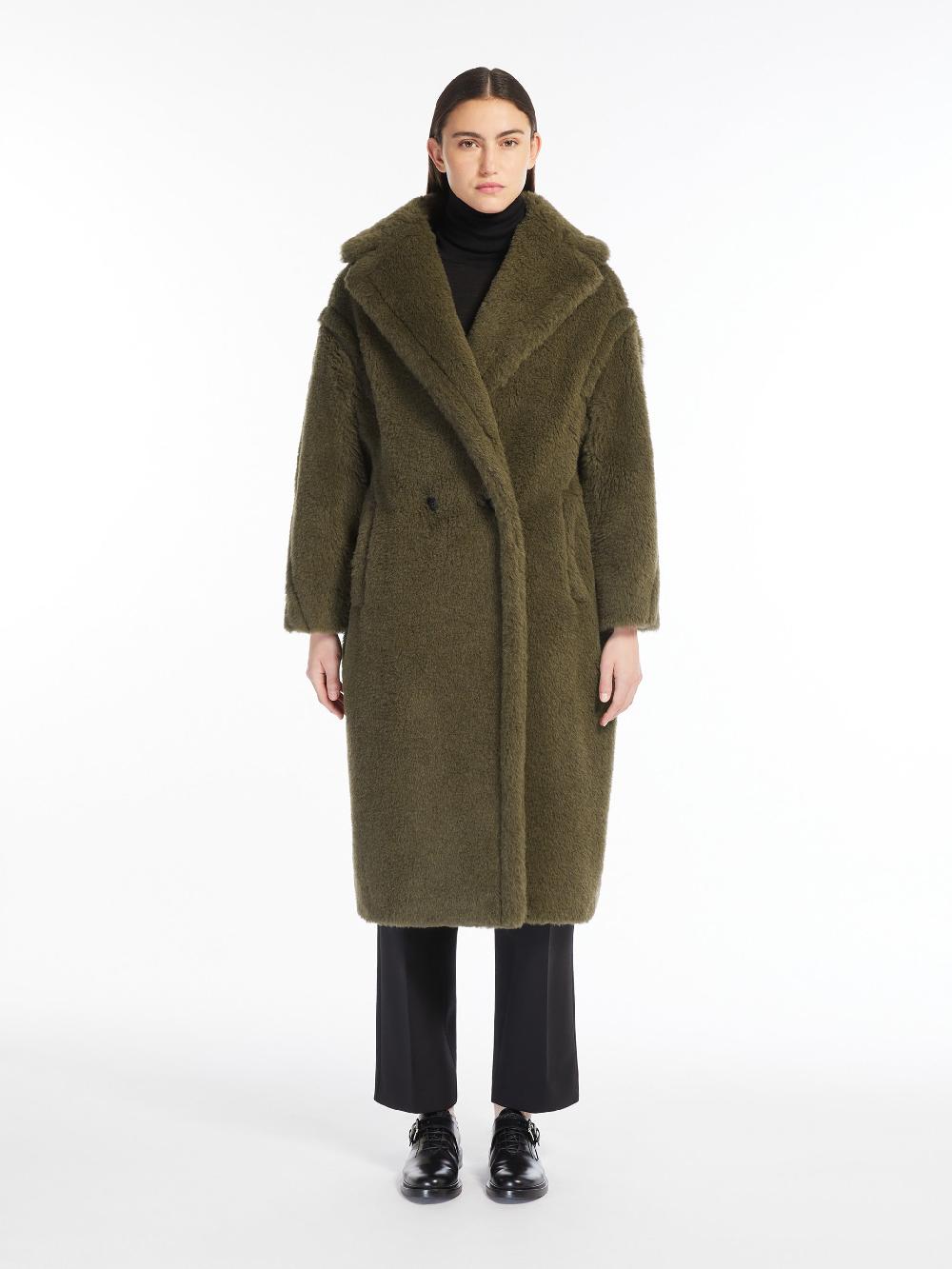 Max Mara Teddy Bear Icon Coat In Alpaca And Wool