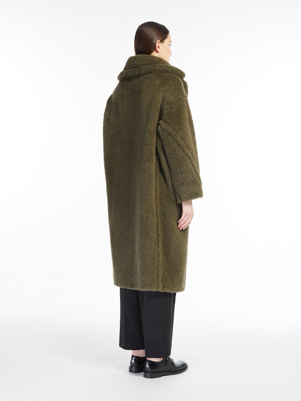 Max Mara Teddy Bear Icon Coat In Alpaca And Wool