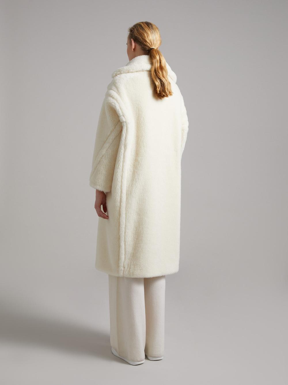 Max Mara Teddy Bear Icon Coat In Alpaca And Wool